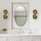 2-Light Vintage Elongated Shell-Shaped Metal Wall Sconce - product image 8 | Zenvolit