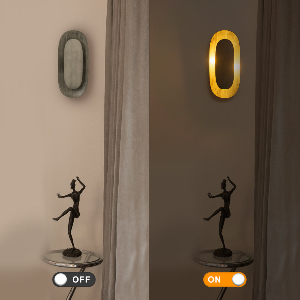 2-Light Vintage Elongated Shell-Shaped Metal Wall Sconce - product image 10 | Zenvolit