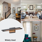 Modern Matte Black Linear Rectangular LED Wall Sconces Dimmable - product image 6 | Zenvolit