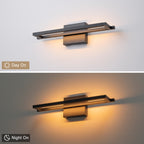 Modern Matte Black Linear Rectangular LED Wall Sconces Dimmable - product image 8 | Zenvolit