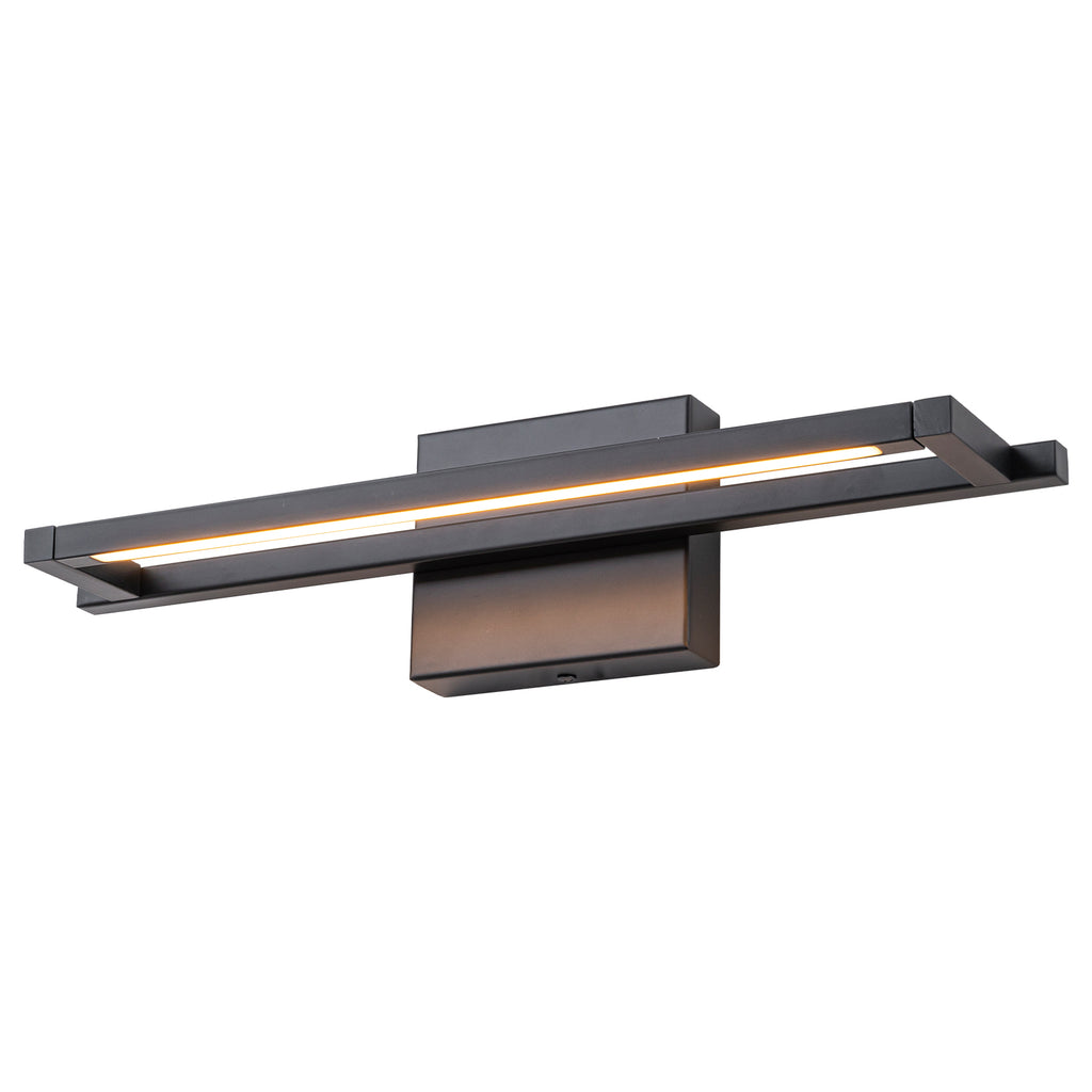 Modern Matte Black Linear Rectangular LED Wall Sconces Dimmable - product image 9 | Zenvolit
