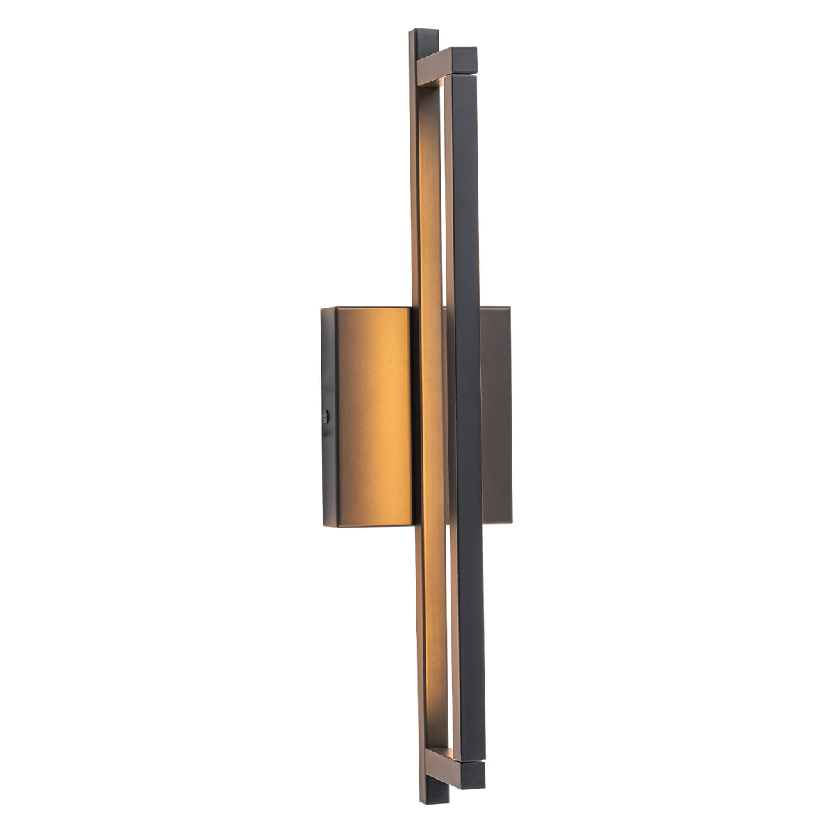 Modern Matte Black Linear Rectangular LED Wall Sconces Dimmable - product image 11 | Zenvolit