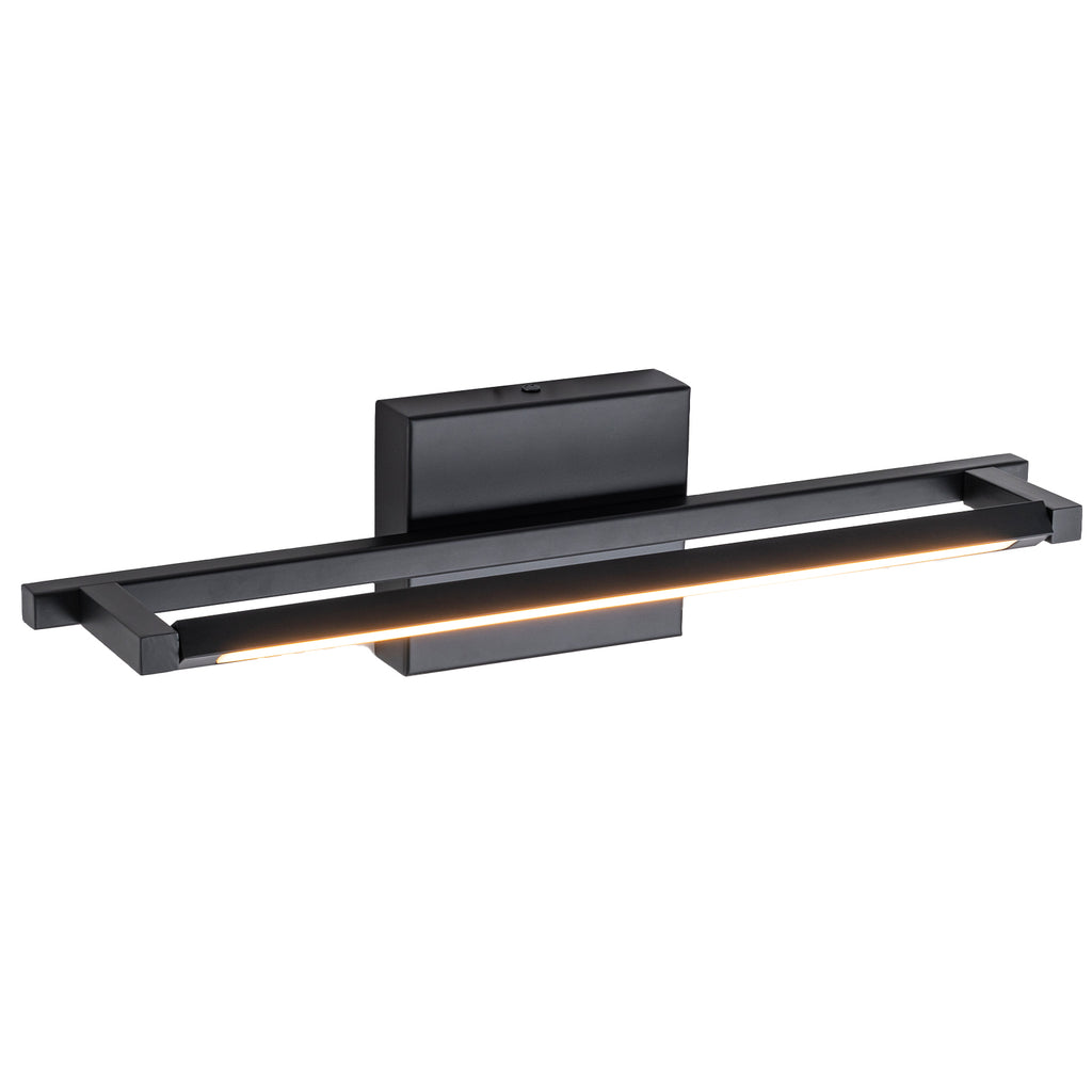 Modern Matte Black Linear Rectangular LED Wall Sconces Dimmable - product image 12 | Zenvolit