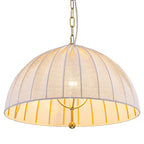 19.69" 1-Light Modern Hanging Pendant Light Fabric Shade Living Space - product image 9 | Zenvolit