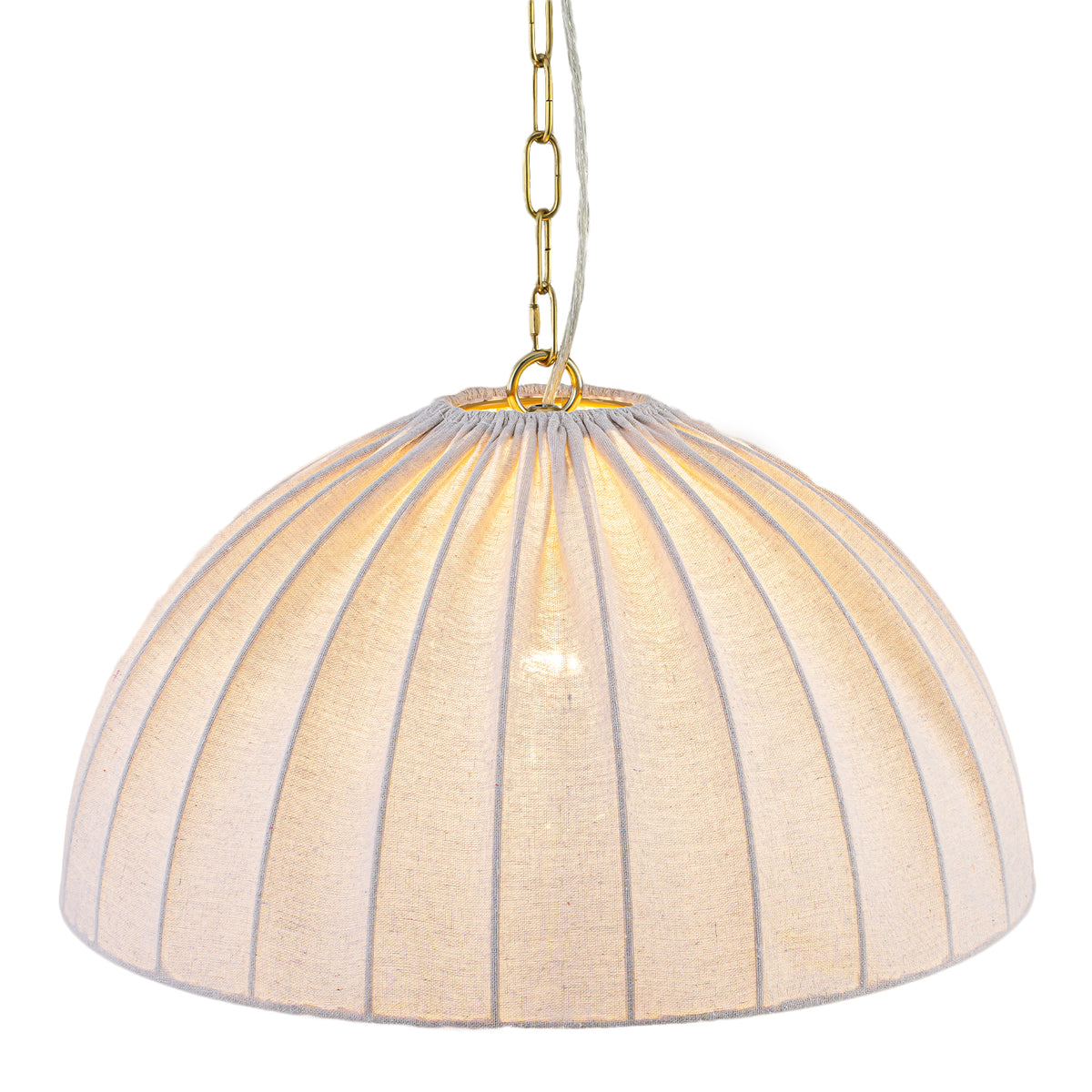 19.69" 1-Light Modern Hanging Pendant Light Fabric Shade Living Space - product image 11 | Zenvolit