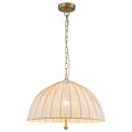 19.69" 1-Light Modern Hanging Pendant Light Fabric Shade Living Space - product image 15 | Zenvolit