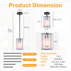 Cloudy White Glass Black Pendant Lighting Modern for Kitchen Island - product image 1 | Zenvolit