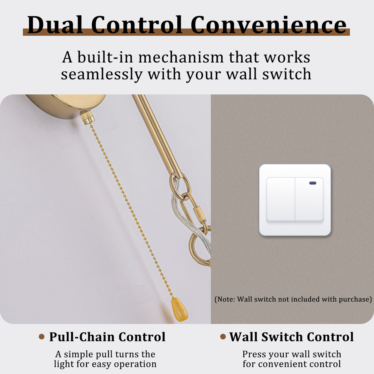 1-Light Vintage Gold Wall Sconce with Amber Glass Shade Retro Fixture - product image 16 | Zenvolit