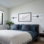 Modern Matte Black LED Wall Sconce with Linear Triac Dimmable Light - product image 2 | Zenvolit