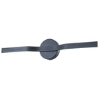 Modern Matte Black LED Wall Sconce with Linear Triac Dimmable Light - product image 9 | Zenvolit