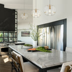 10.6" 1-Light Modern Brass Pendant Light with Clear Glass Shade - product image 10 | Zenvolit