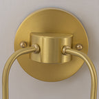 2-Light Farmhouse Classical Brass Wall Sconce with Crystal Accents - product image 11 | Zenvolit