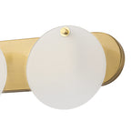 Modern Gold 3-Light Vanity Light Frosted Glass Bathroom Fixture - product image 9 | Zenvolit