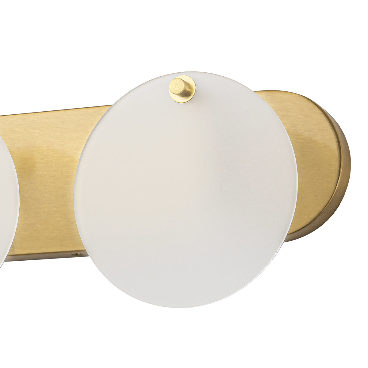 Modern Gold 3-Light Vanity Light Frosted Glass Bathroom Fixture - product image 9 | Zenvolit