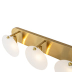 Modern Gold 3-Light Vanity Light Frosted Glass Bathroom Fixture - product image 13 | Zenvolit