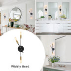 3-Light Minimalist Industrial Matte Black Metal Wall Sconce Modern - product image 5 | Zenvolit