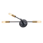 3-Light Minimalist Industrial Matte Black Metal Wall Sconce Modern - product image 13 | Zenvolit