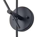3-Light Minimalist Industrial Matte Black Metal Wall Sconce Modern - product image 15 | Zenvolit