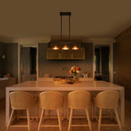 3-Light Industrial Linear Kitchen Island Pendant Light Cone Shades - product image 1 | Zenvolit