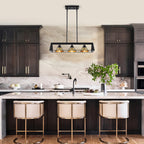 3-Light Industrial Linear Kitchen Island Pendant Light Cone Shades - product image 4 | Zenvolit