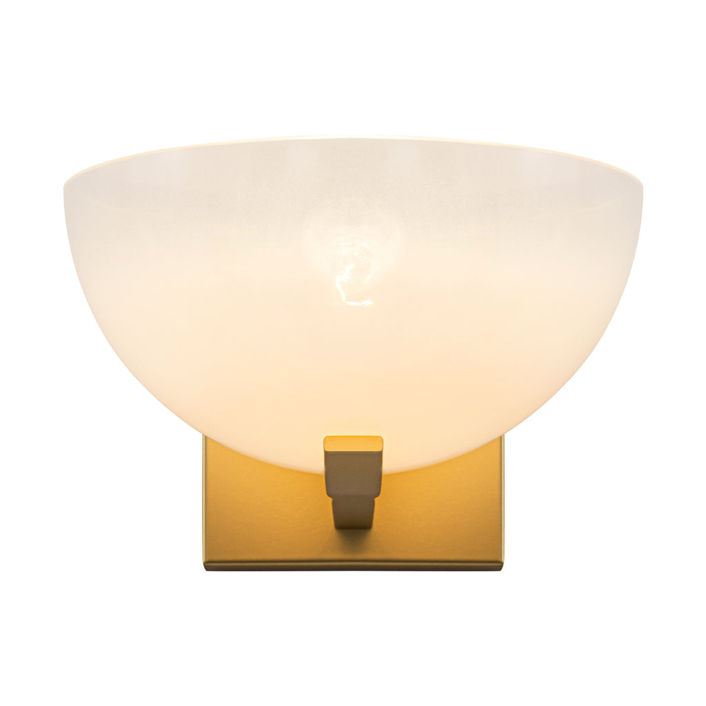 Modern Bowl-Shape Vanity Lights with Gradient White Glass Shades - product image 3 | Zenvolit