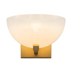 Modern Bowl-Shape Vanity Lights with Gradient White Glass Shades - product image 3 | Zenvolit