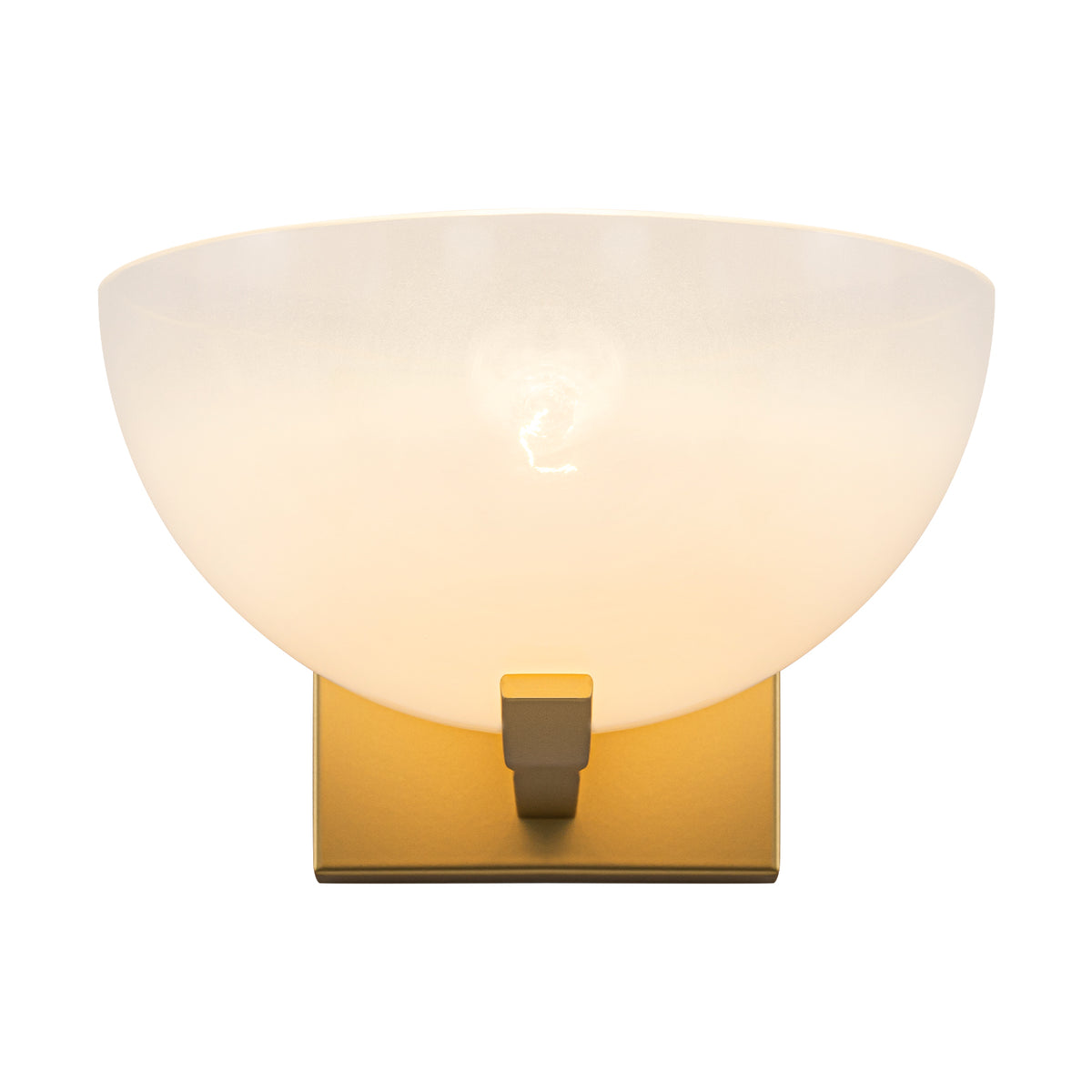 Modern Bowl-Shape Vanity Lights with Gradient White Glass Shades - product image 3 | Zenvolit