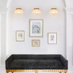 Modern Bowl-Shape Vanity Lights with Gradient White Glass Shades - product image 9 | Zenvolit