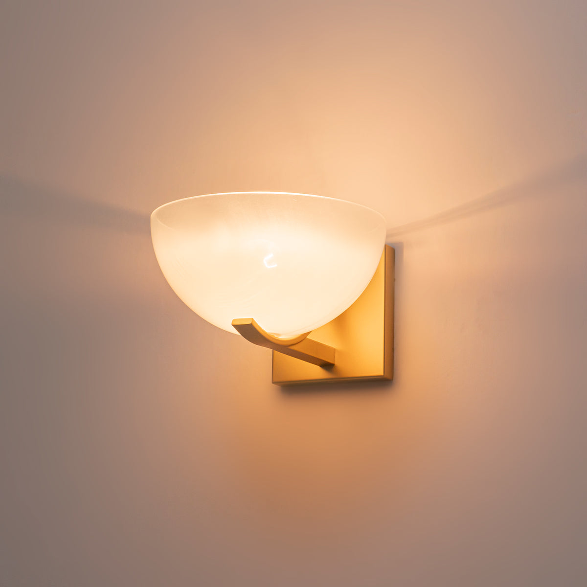 Modern Bowl-Shape Vanity Lights with Gradient White Glass Shades - product image 15 | Zenvolit