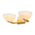 Modern Bowl-Shape Vanity Lights with Gradient White Glass Shades - product image 9 | Zenvolit