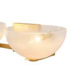 Modern Bowl-Shape Vanity Lights with Gradient White Glass Shades - product image 11 | Zenvolit