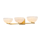 Modern Bowl-Shape Vanity Lights with Gradient White Glass Shades - product image 9 | Zenvolit