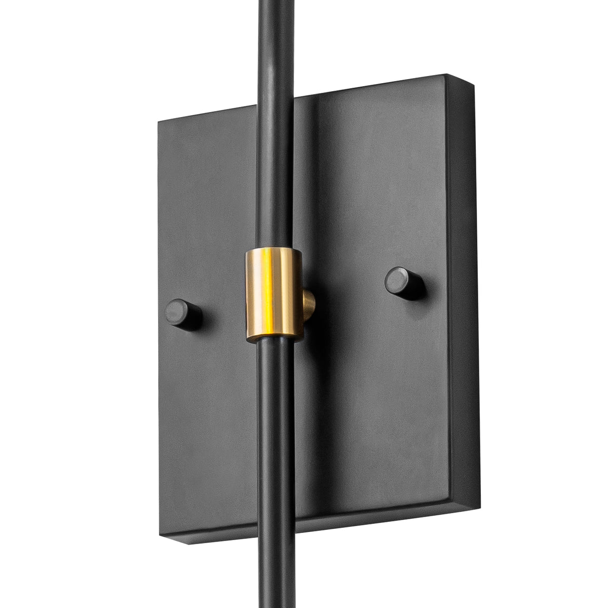 1-Light Black Indoor Wall Sconce with White Cone Metal Shade Modern - product image 18 | Zenvolit