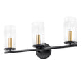 3-Light Industrial Wall Sconce with Clear Cylindrical Glass Shade - product image 13 | Zenvolit