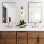 1-Light Brushed Gold Swing Arm Wall Sconce Cone Opal Glass Modern - product image 5 | Zenvolit