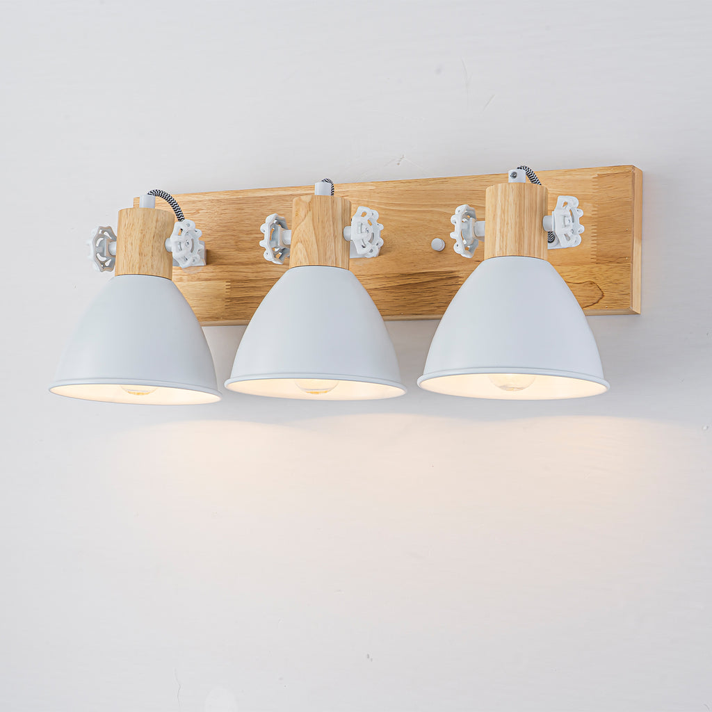 3-Light Farmhouse Semi-Flush Mount Ceiling Light Wood Accents - product image 10 | Zenvolit