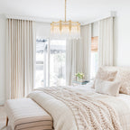 6-Light Gold Chandelier Clear Glass Rods&Hanging Crystal Balls Accents - product image 8 | Zenvolit