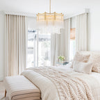 9-Light Gold Chandelier Clear Glass Rods&Hanging Crystal Balls Accents - product image 8 | Zenvolit