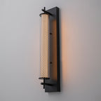 Modern Black LED Vanity Light Cylinder Glass Shades Dimmable Bathroom - product image 10 | Zenvolit