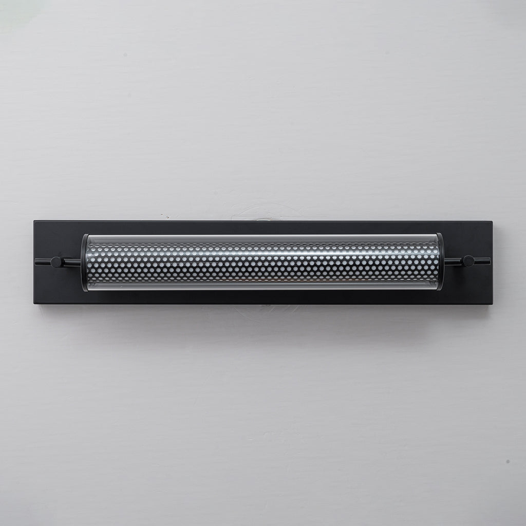 Modern Black LED Vanity Light Cylinder Glass Shades Dimmable Bathroom - product image 13 | Zenvolit