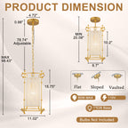 Modern Gold Cylinder Pendant Light White Fabric Shade Kitchen Island