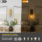 Modern Luxury Wall Sconce Vanity Wall Light Clear Glass Globe Shade - product image 12 | Zenvolit