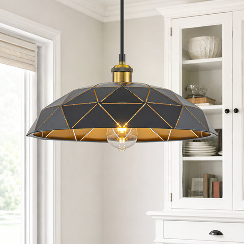 1-Light Pendant Light Textured Dome Ceiling Light for Kitchen Island - product image 2 | Zenvolit