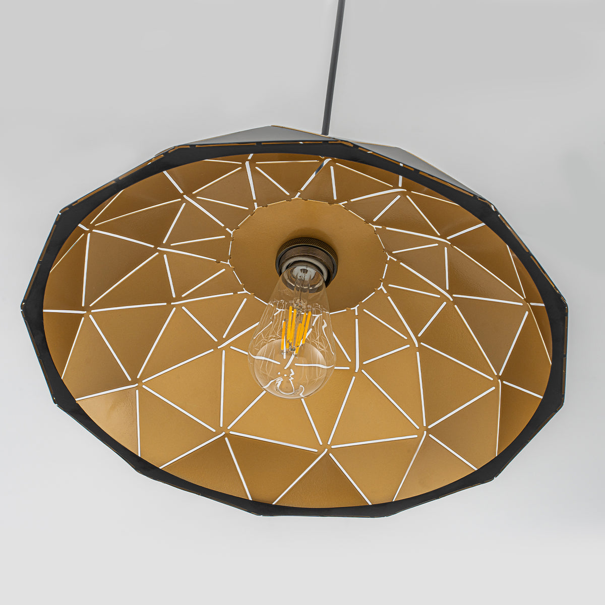 1-Light Pendant Light Textured Dome Ceiling Light for Kitchen Island - product image 5 | Zenvolit