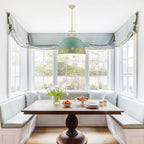 3-Light Industrial Pendant Light with Blue Distressed Metal Dome Shade - product image 7 | Zenvolit