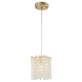 Modern Luxury Square Pendant Light with Crystal Chandelier Dining - product image 4 | Zenvolit