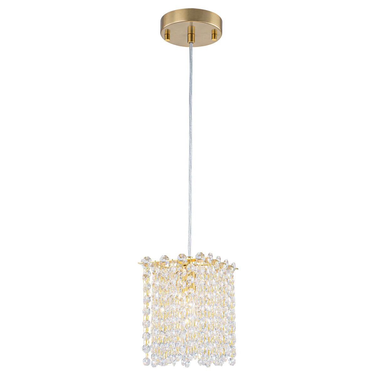 Modern Luxury Square Pendant Light with Crystal Chandelier Dining - product image 4 | Zenvolit