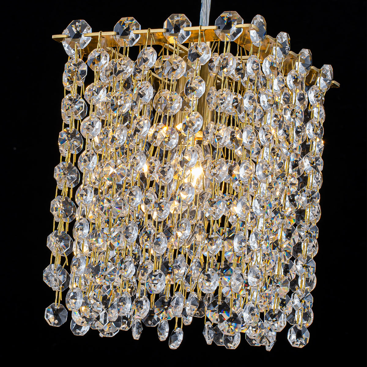 Modern Luxury Square Pendant Light with Crystal Chandelier Dining - product image 9 | Zenvolit