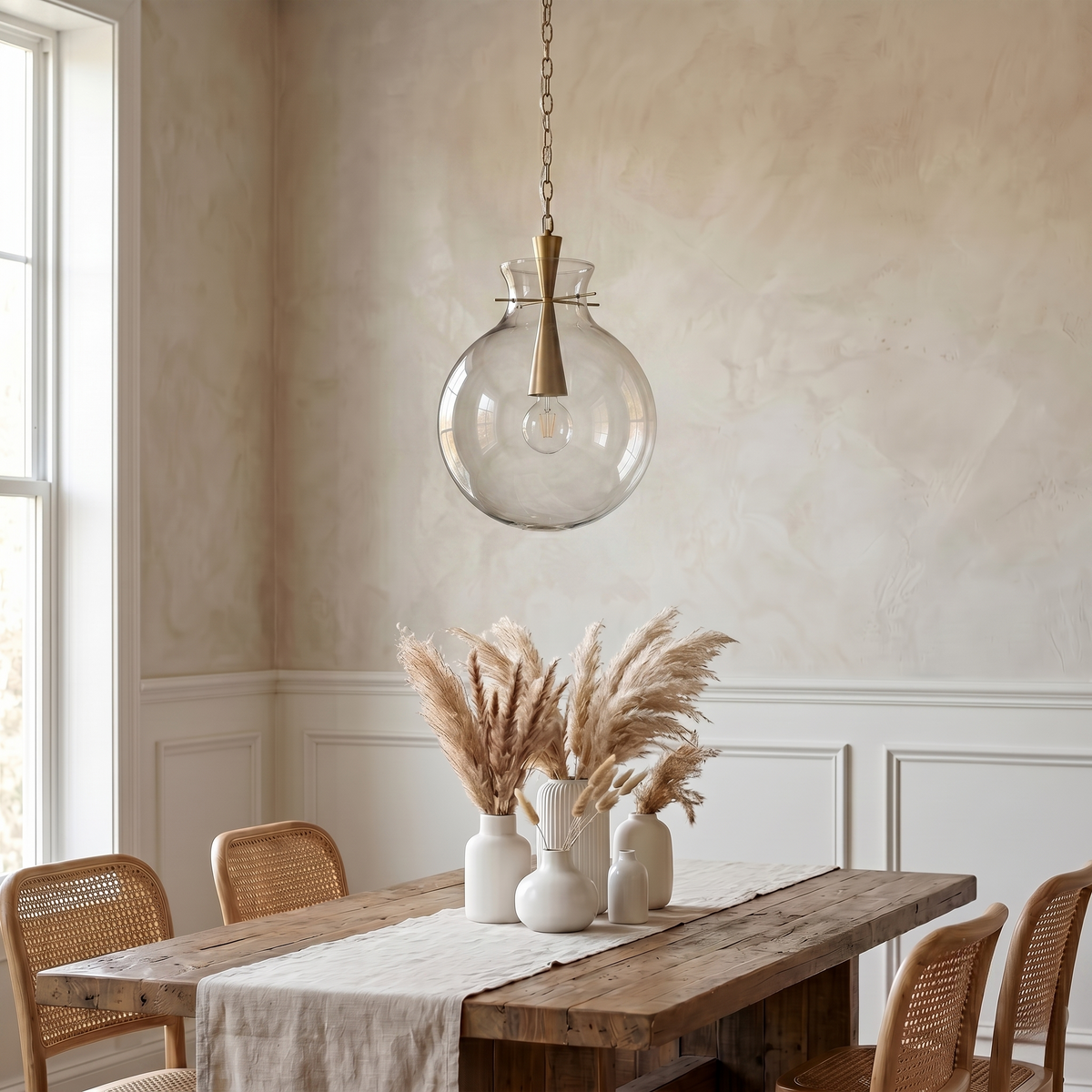 Pendant Light with Smoke Glass Shade for Kitchen Island Dining Room - product image 2 | Zenvolit