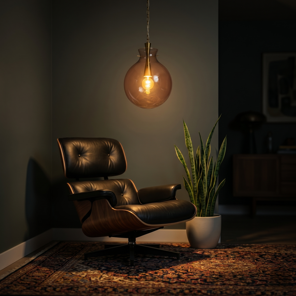 Pendant Light with Smoke Glass Shade for Kitchen Island Dining Room - product image 4 | Zenvolit